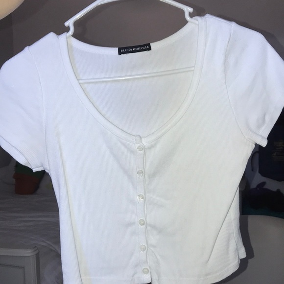 Brandy Melville Tops - White Zelly Top